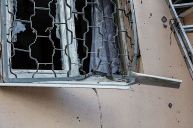 40 прилетов по маленькому российскому селу